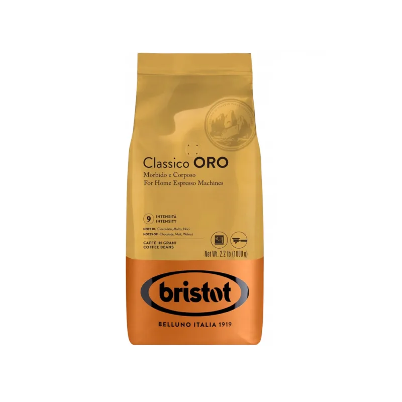 Bristot Classico Oro zrnková káva 1 kg  - originál z Itálie