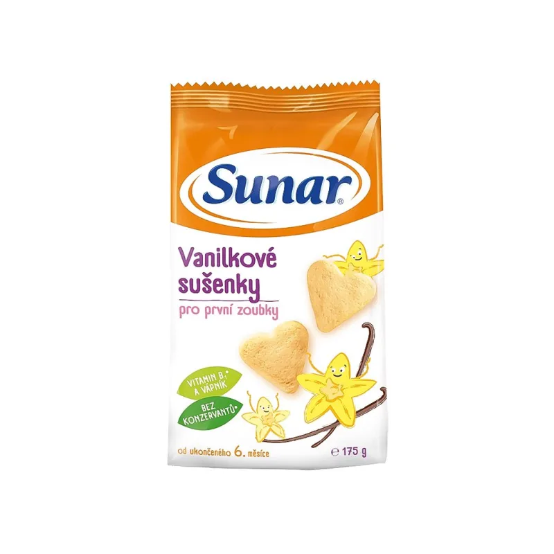SUNAR Vanilkové sušienky pre deti 175 g