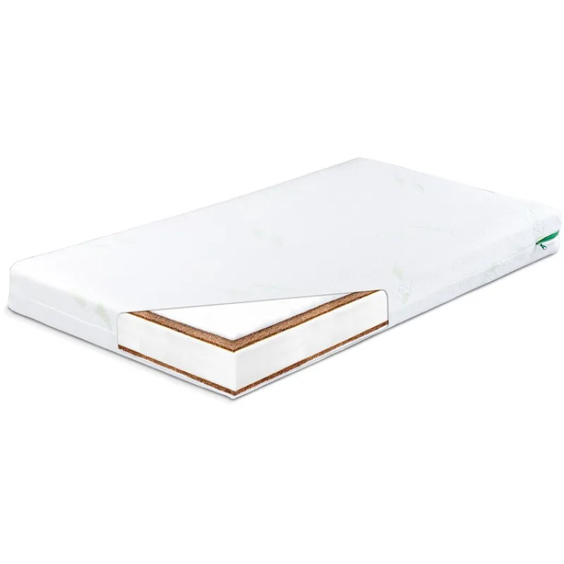 Dětská matrace aloe kokos,pěna,kokos, Aloe LUXE - 120x60x11cm