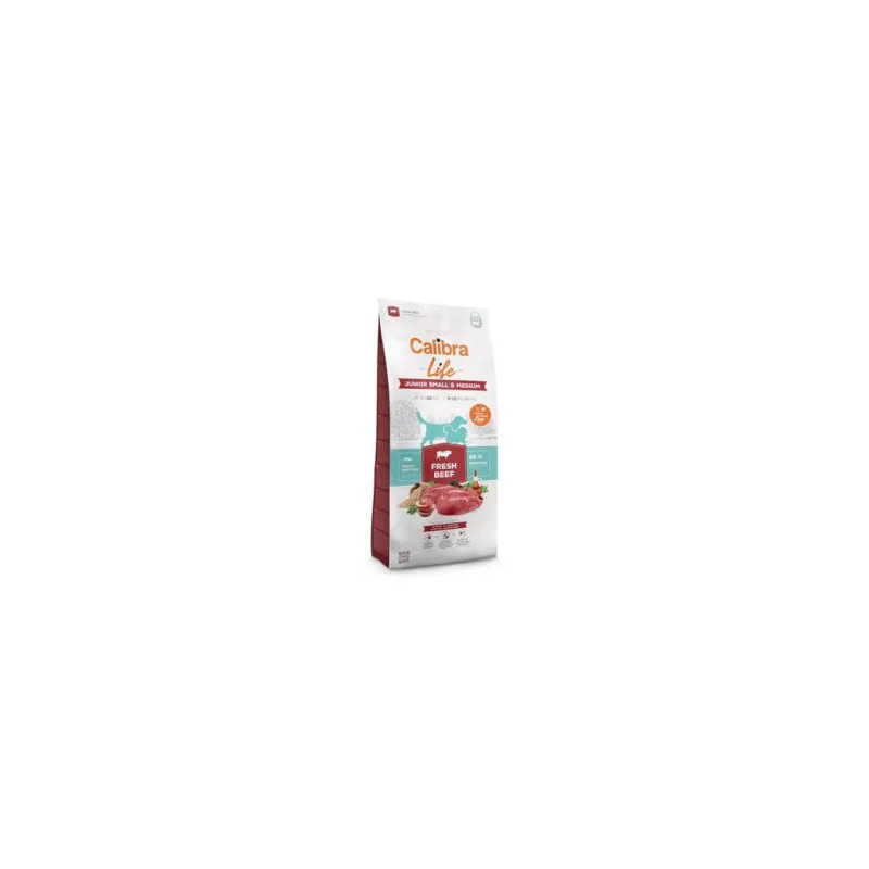Calibra Dog Life Junior Small&Medium Fresh Beef 12kg