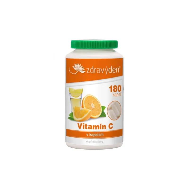 Vitamín C - 180 kapslí ZDRAVÝ DEN