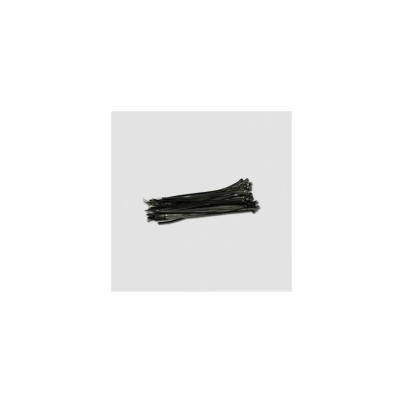 Viazacia páska 200x3,6mm 50ks čierna nylon