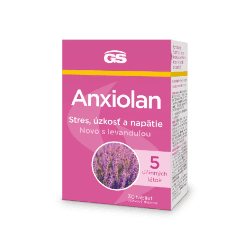 GS Anxiolan s levanduľou 30 tabliet