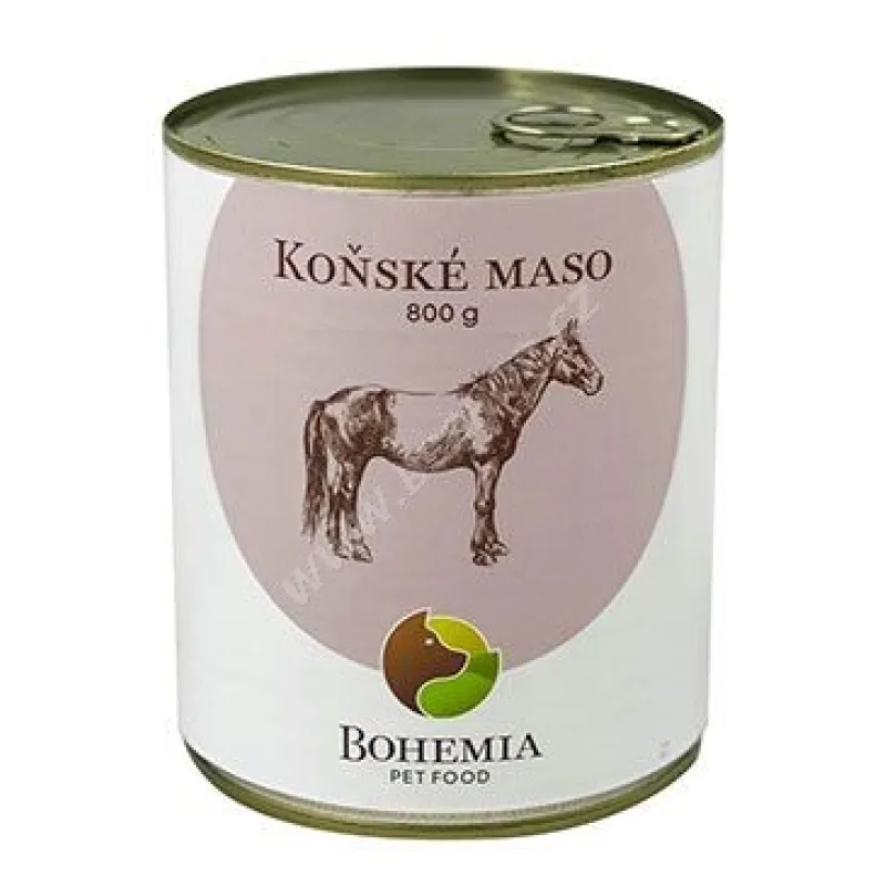BOHEMIA Koňské maso ve vlastní šťávě 800g