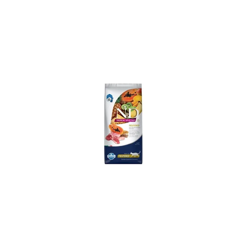 N&D TROPICAL SELECTION CAT Lamb Neutered 10kg