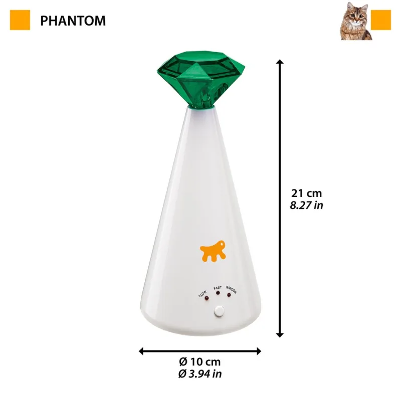 Hračka kočka Laser Phantom, 10x21cm FERPLAST