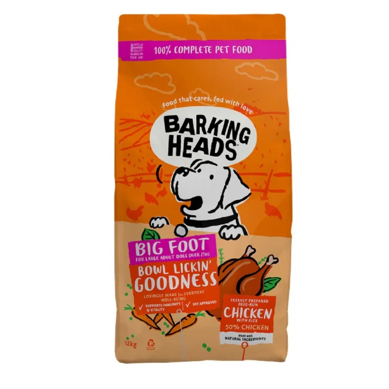 BARKING HEADS Big Foot Bowl Lickin Good Chick 12 kg