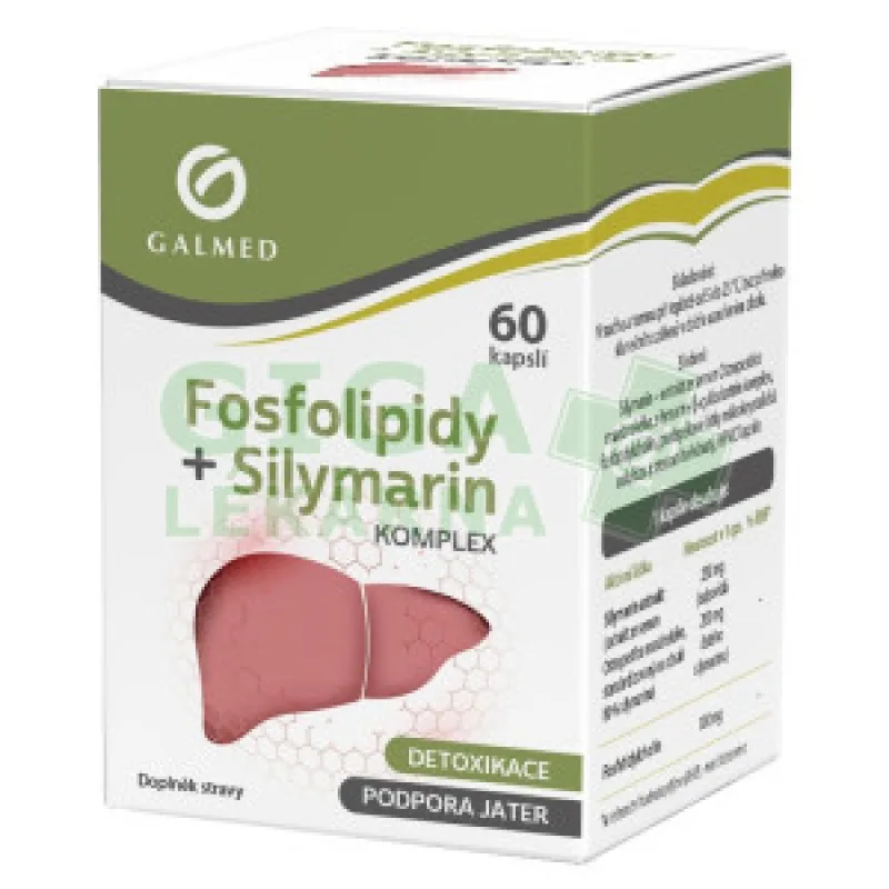 Fosfolipidy + Silymarin komplex Galmed cps 60