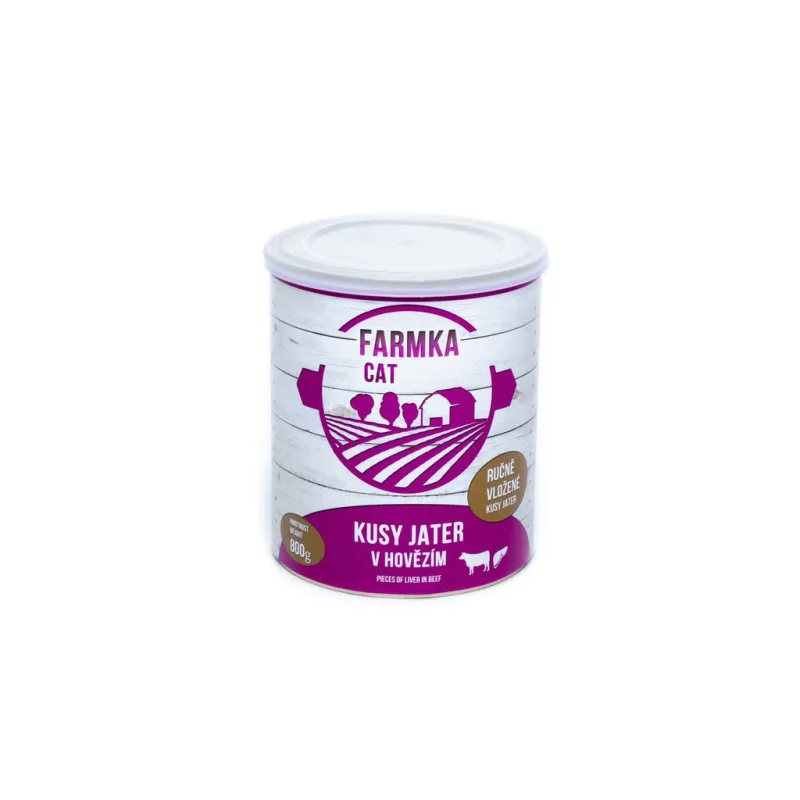 Konzerva FARMKA CAT s játry 800g