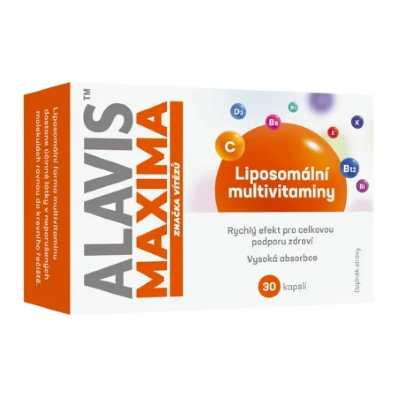 ALAVIS MAXIMA Lipozomálny MULTIVITAMÍN 30 kapsúl