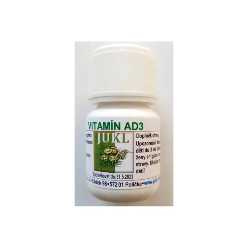 VITAMÍN A + D3 - doplněk stravy v kapkách 30 ml JUKL