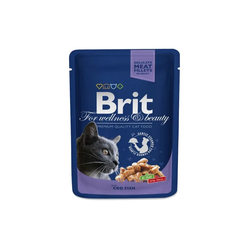 Brit Cat Kapsička Treska 100g