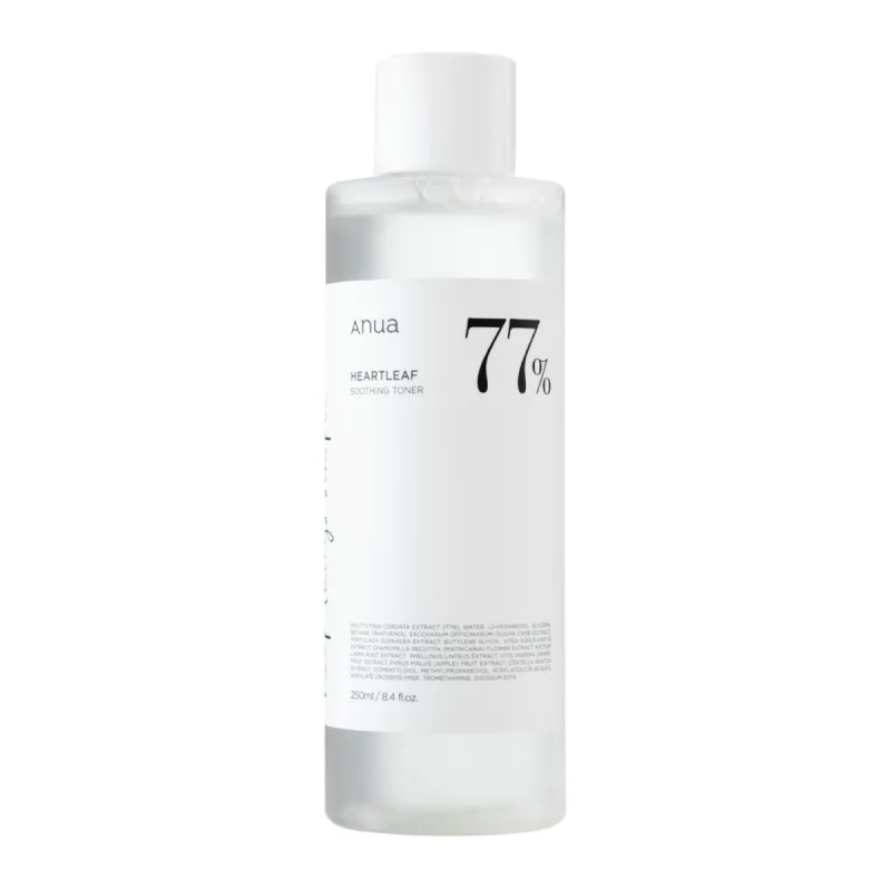 Anua Heartleaf 77% Soothing Toner Zklidňující tonikum na obličej 250 ml