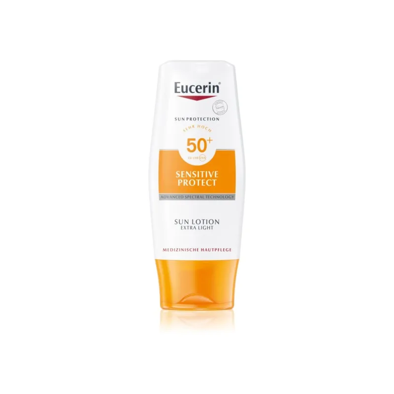 EUCERIN SUN mléko na opal.Sensitive SPF50+ 150ml – náhled 1