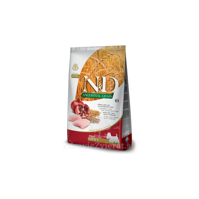 Farmina N&D Dog LG Adult Mini Chicken, Spelt, Oats & Pomegranate 2,5 kg