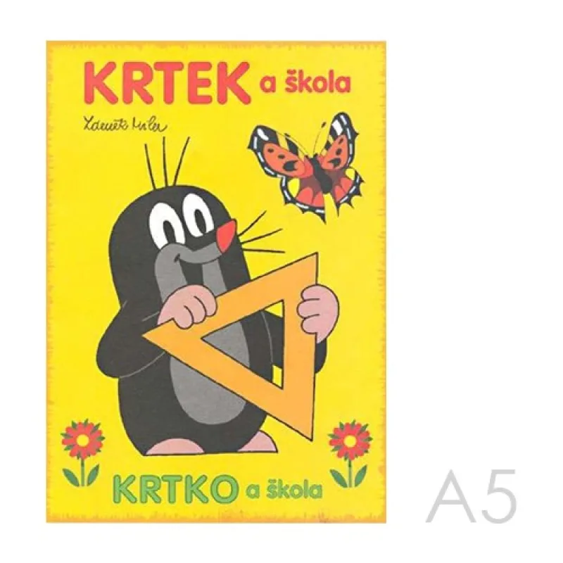 Omaľovanka A5 Akim - Krtko a škola