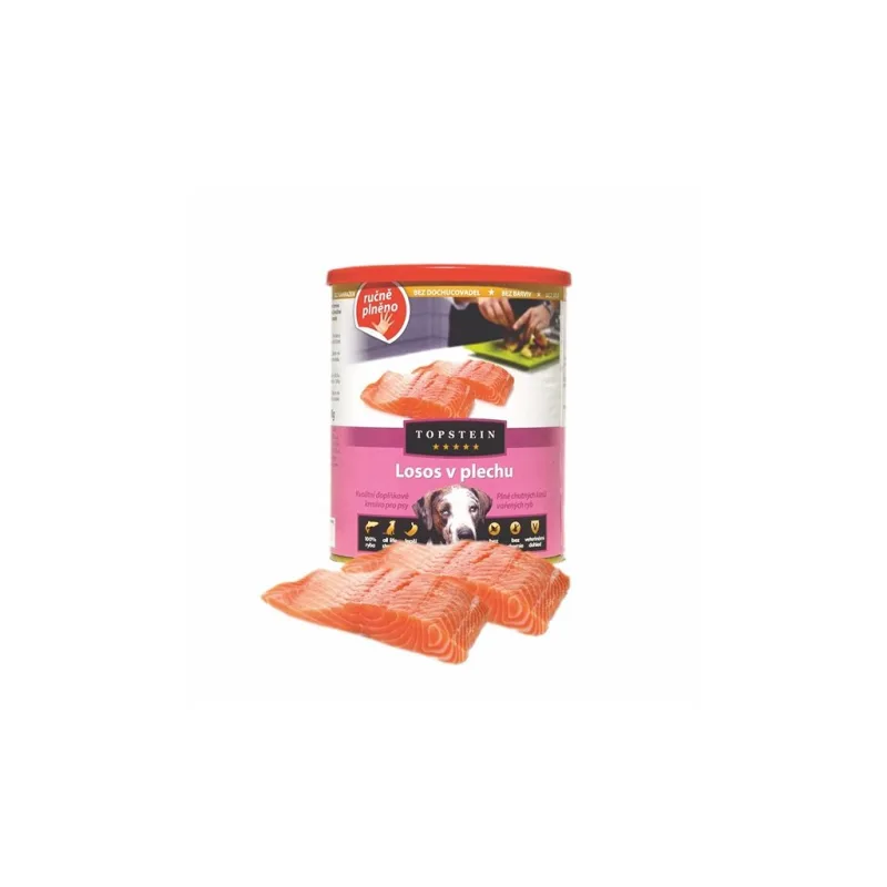 Topstein konzerva losos v plechu 800g