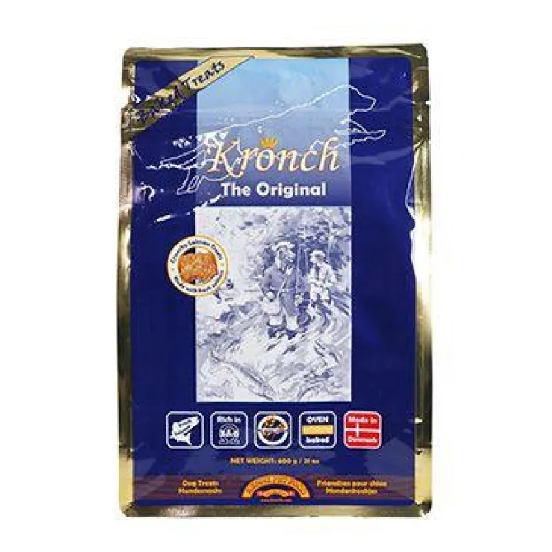 KRONCH pochúťka Treat s lososovým olejom 100% 600g