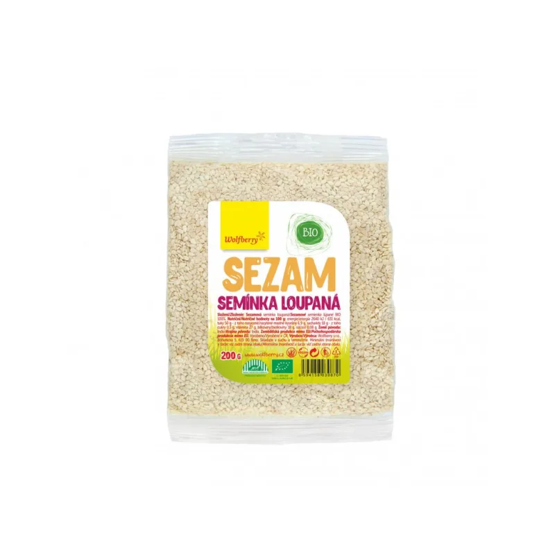 SEZAM semínka loupaná, 200 g WOLFBERRY