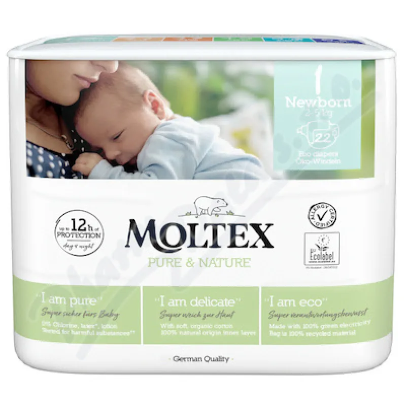 Moltex Pure&amp;Nature 1 Newborn plenk.kalh.2-5kg 22ks