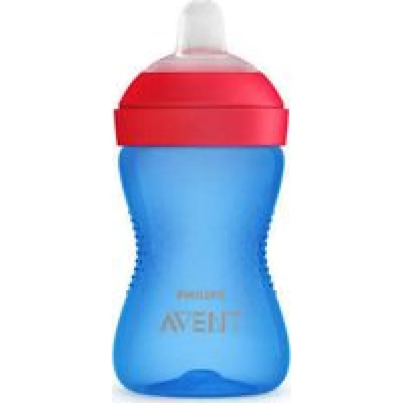 AVENT Hrnček s mäkkým náustkom 300 ml 9m+ chlapec 1 ks