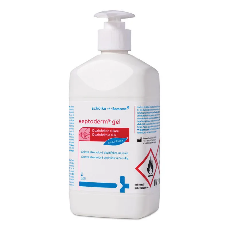 SEPTODERM Gél dezinfekcia rúk s dávkovačom 500 ml