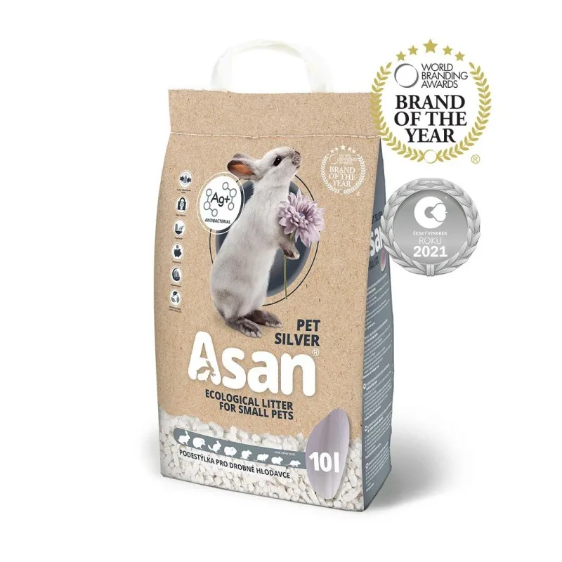 ASAN Pet Silver pro hlodavce a králíčky 10 L