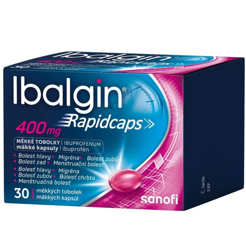 Ibalgin Rapidcaps 400 mg 30 kapsúl