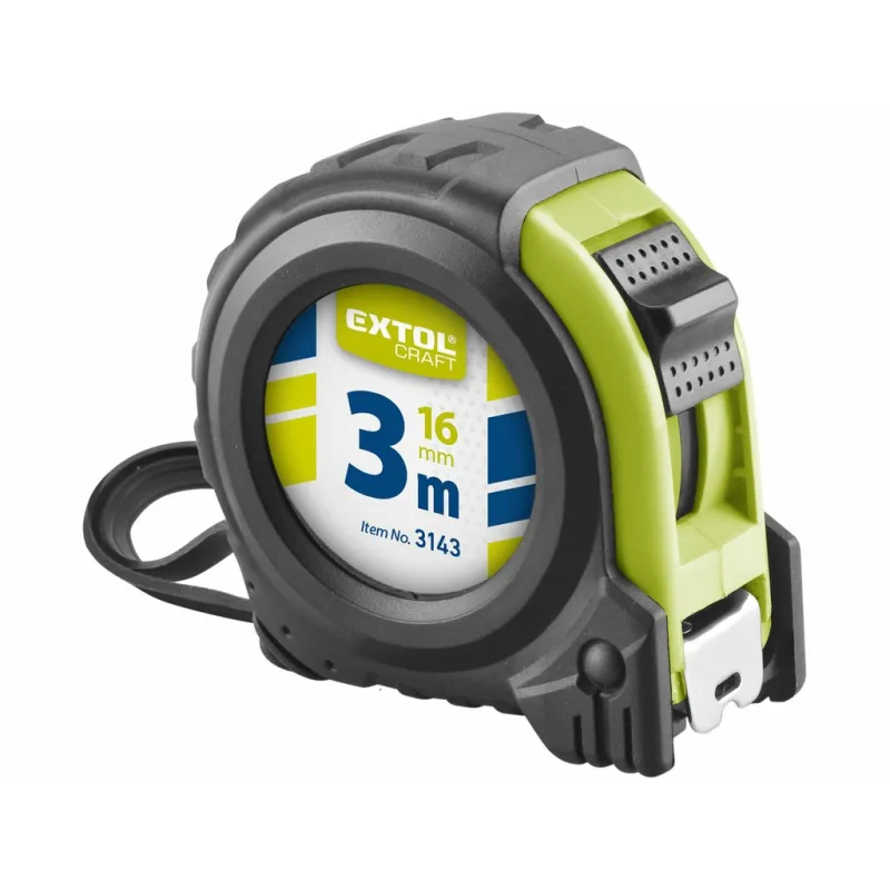 EXTOL CRAFT 3143 Meter zvinovací, 3m, šírka pásu 16mm