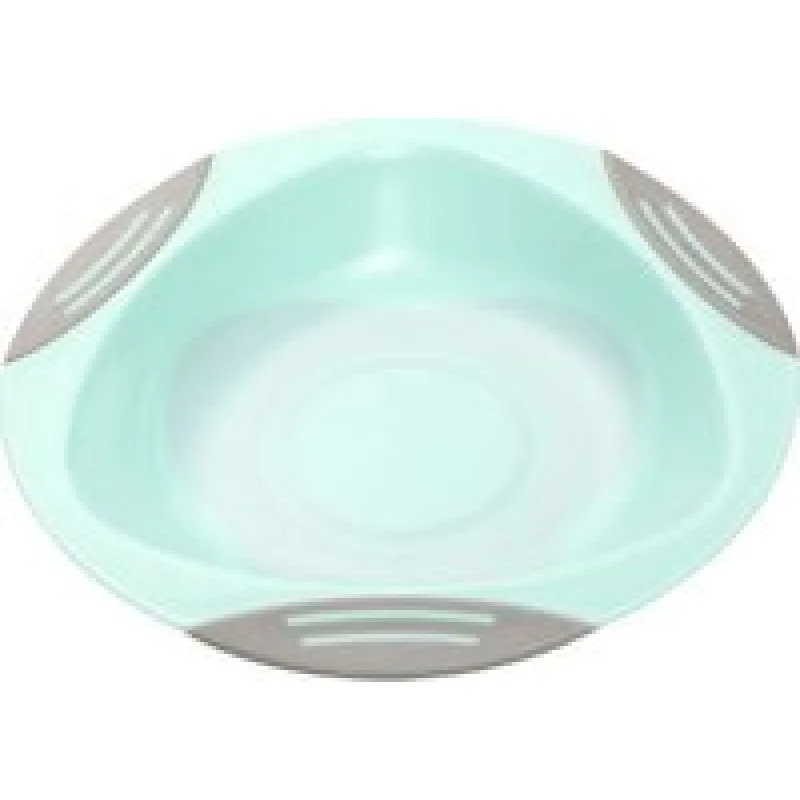 Baby Ono dětský plastový talíř 16 cm s přísavkou mint