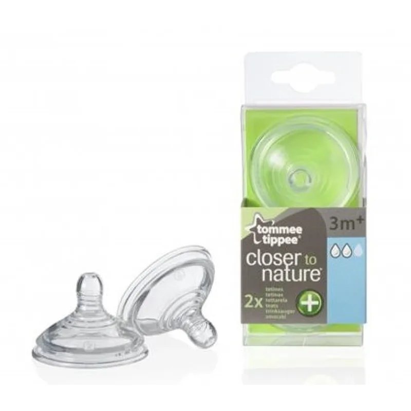 Silikonové savičky Tommee Tippee 3m+ antikoliková