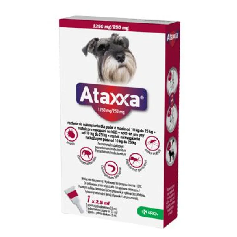 ATAXXA pro psy L 1x1250mg/250mg sol 1 x 2.5 ml