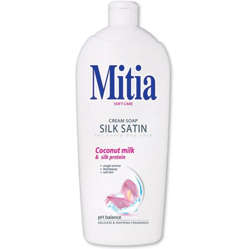 Mitia Silk Satin tekuté mýdlo, 1 l