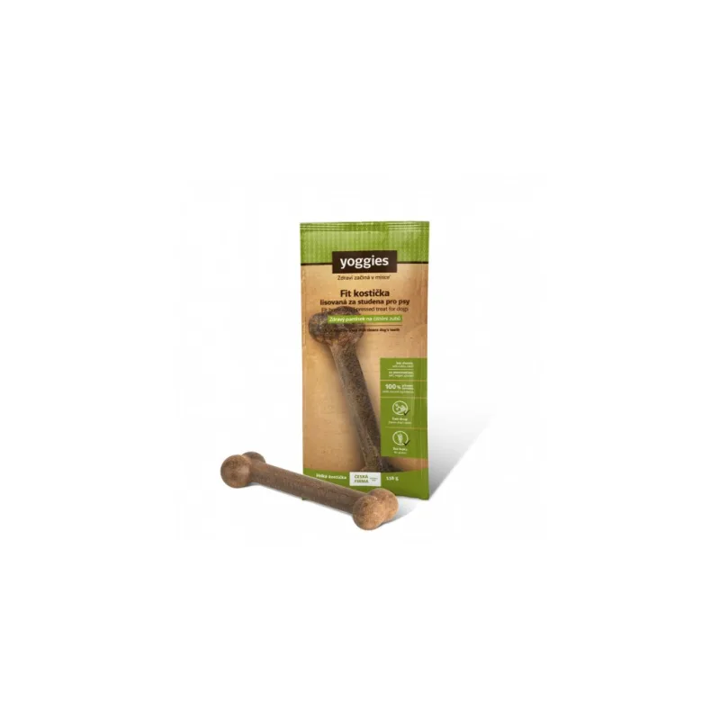 Fit kostička Yoggies pro psy 118g lisovaná za studena Zdravý pamlsek pro čištění zubů  lisovaná za studena