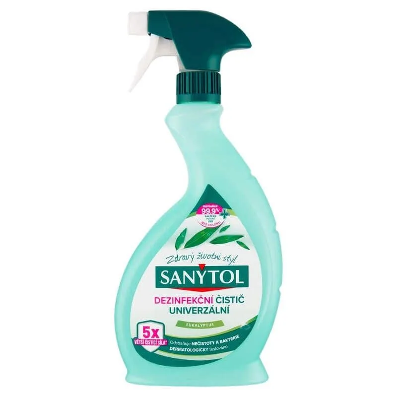 Sanytol Dezinfekčný univerzálny čistič sprej – eukalyptus 500 ml