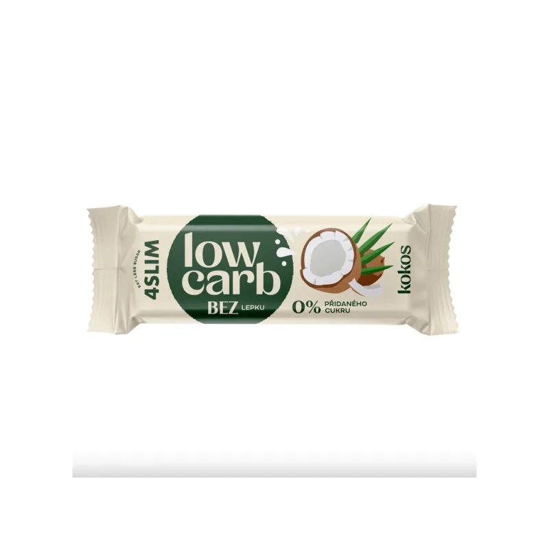 LOW CARB TYČINKA - kokos 35 g 4SLIM