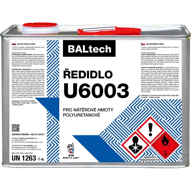 BALTECH ředidlo U6003, 4 l – náhled 1