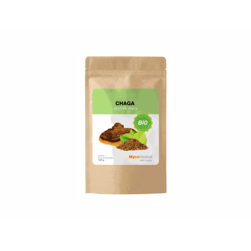 Mycomedica Chaga prášok BIO 100g