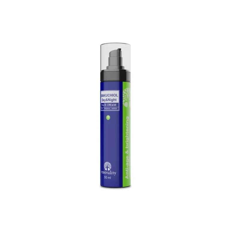 BAKUCHIOL DAY AND NIGHT FACE CREAM - Anti-Age - Retinol - denní a noční krém 50 ml RENOVALITY