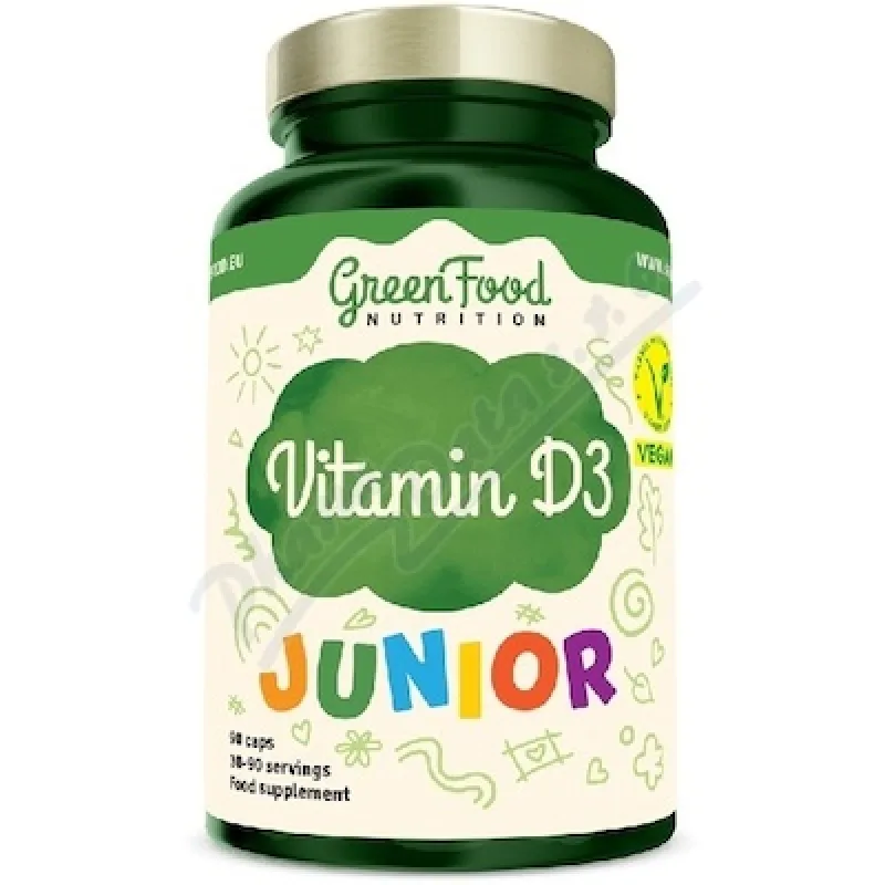 GreenFood Junior Vitamin D3 cps.90