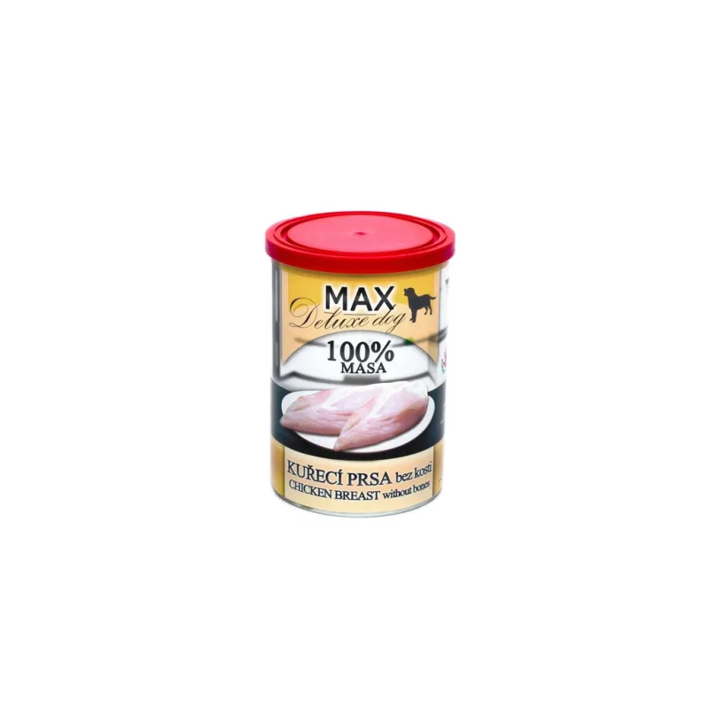 Konzerva MAX kuřecí prsa bez kosti 400g