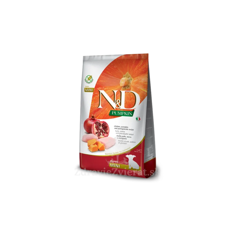 Farmina N&D Dog GF Pumpkin Puppy Mini Chicken & Pomegranate 2,5 kg