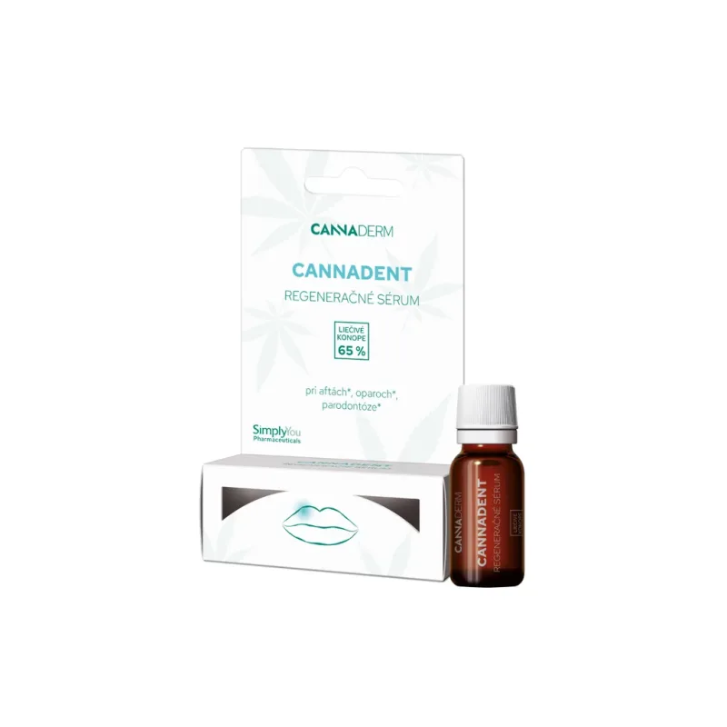Cannaderm CANNADENT regeneračné sérum na afty a opary 5 ml