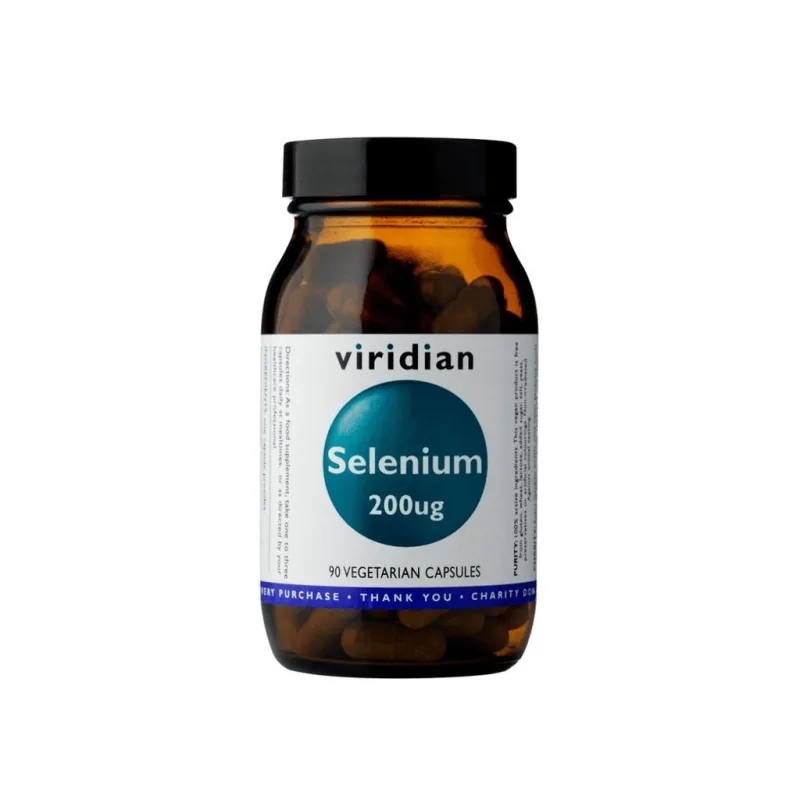 Selenium 200µg 90 kapslí (Selen) VIRIDIAN