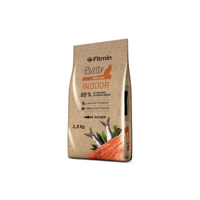 Fitmin Purity Indoor kompletní krmivo pro kočky 1,5 kg