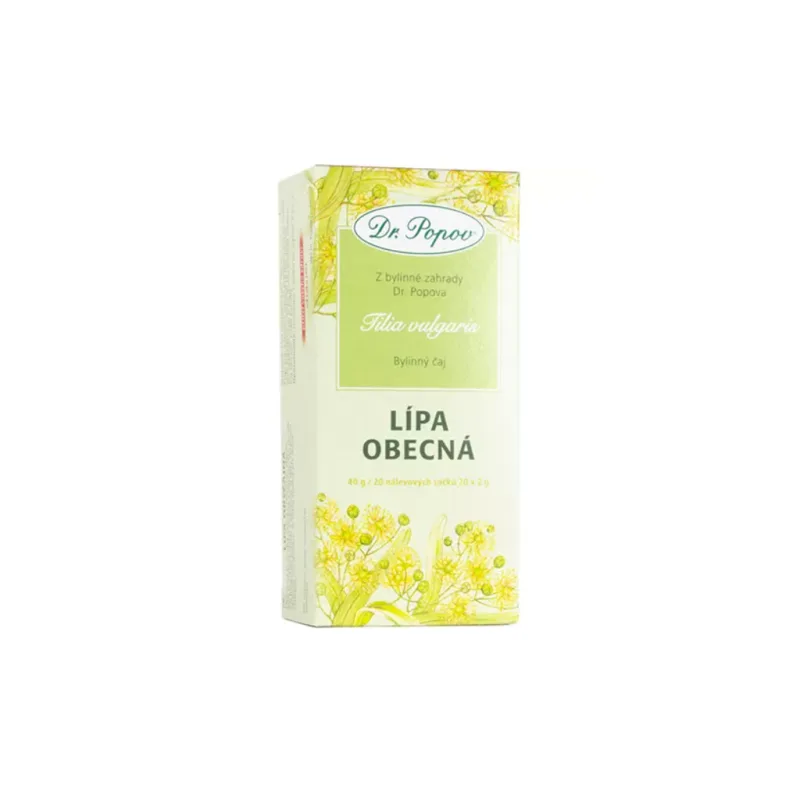 LÍPA OBECNÁ KVĚT - bylinný porcovaný čaj 20 x 2 g DR. POPOV