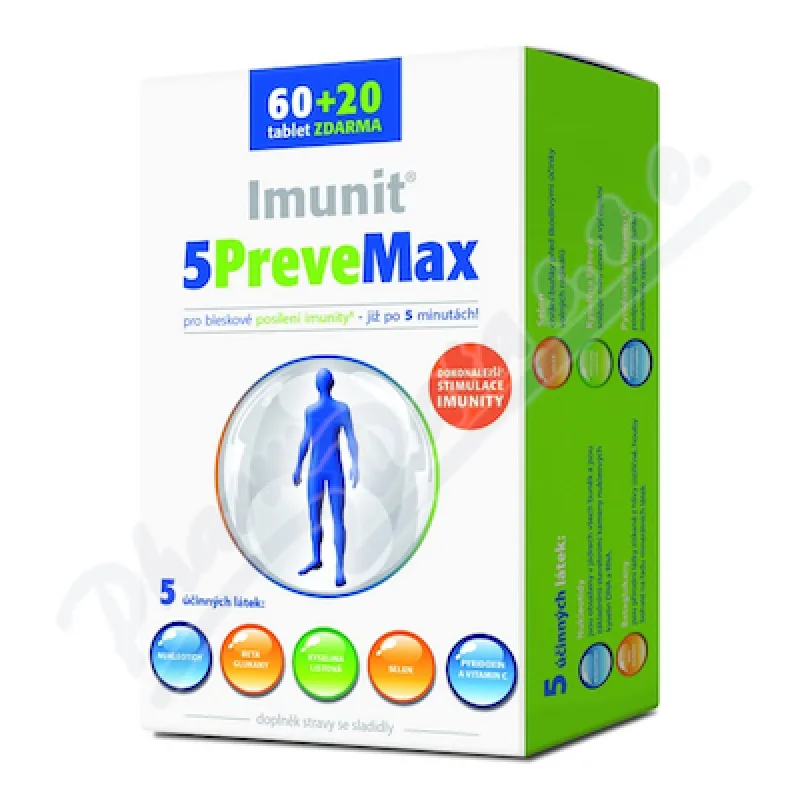 IMUNIT 5PreveMax 60 + 20 tabliet ZADARMO