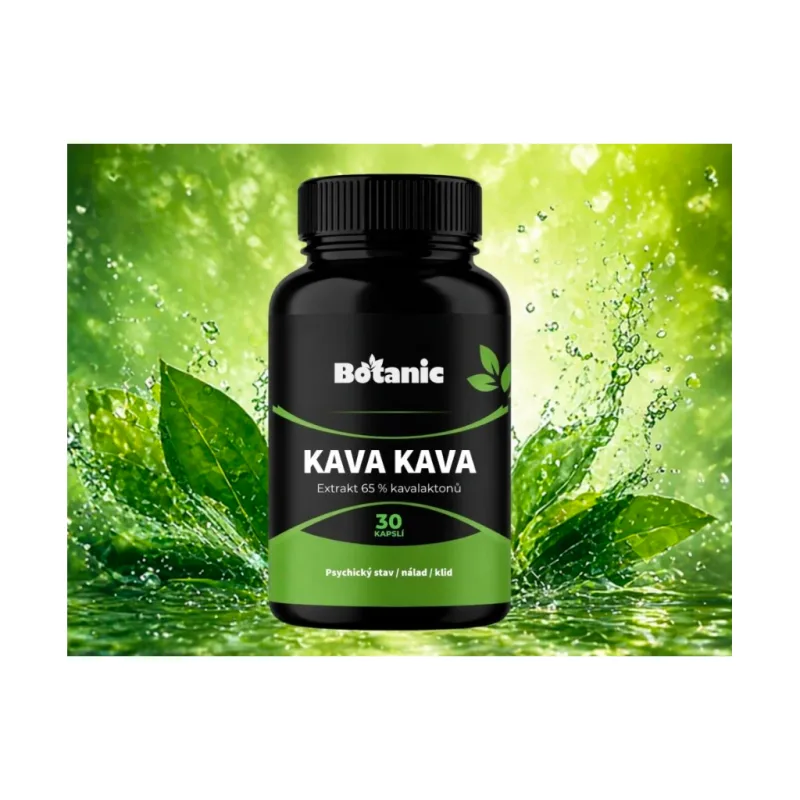 KAVA KAVA - Extrakt 65 % kavalaktonů 30 kps. BOTANIC
