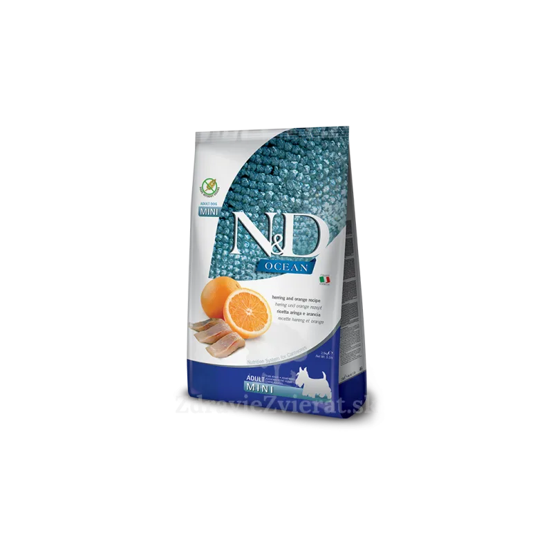 Farmina N&D Ocean Dog (GF) Adult Mini Herring & Orange 7 kg