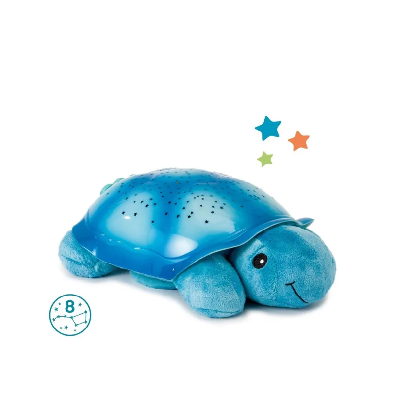 Cloud b® Twilight Turtle™- Nočné svetielko, Korytnačka, modrá, 0m+